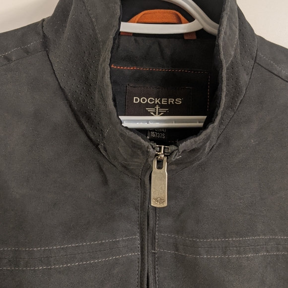 Dockers jacket size large dark gray - Picture 2 of 7